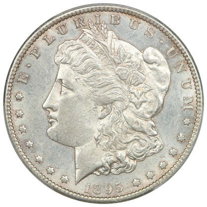 1895-S $1 PCGS/CAC AU55 - Morgan Dollar - Very Popular Key Date