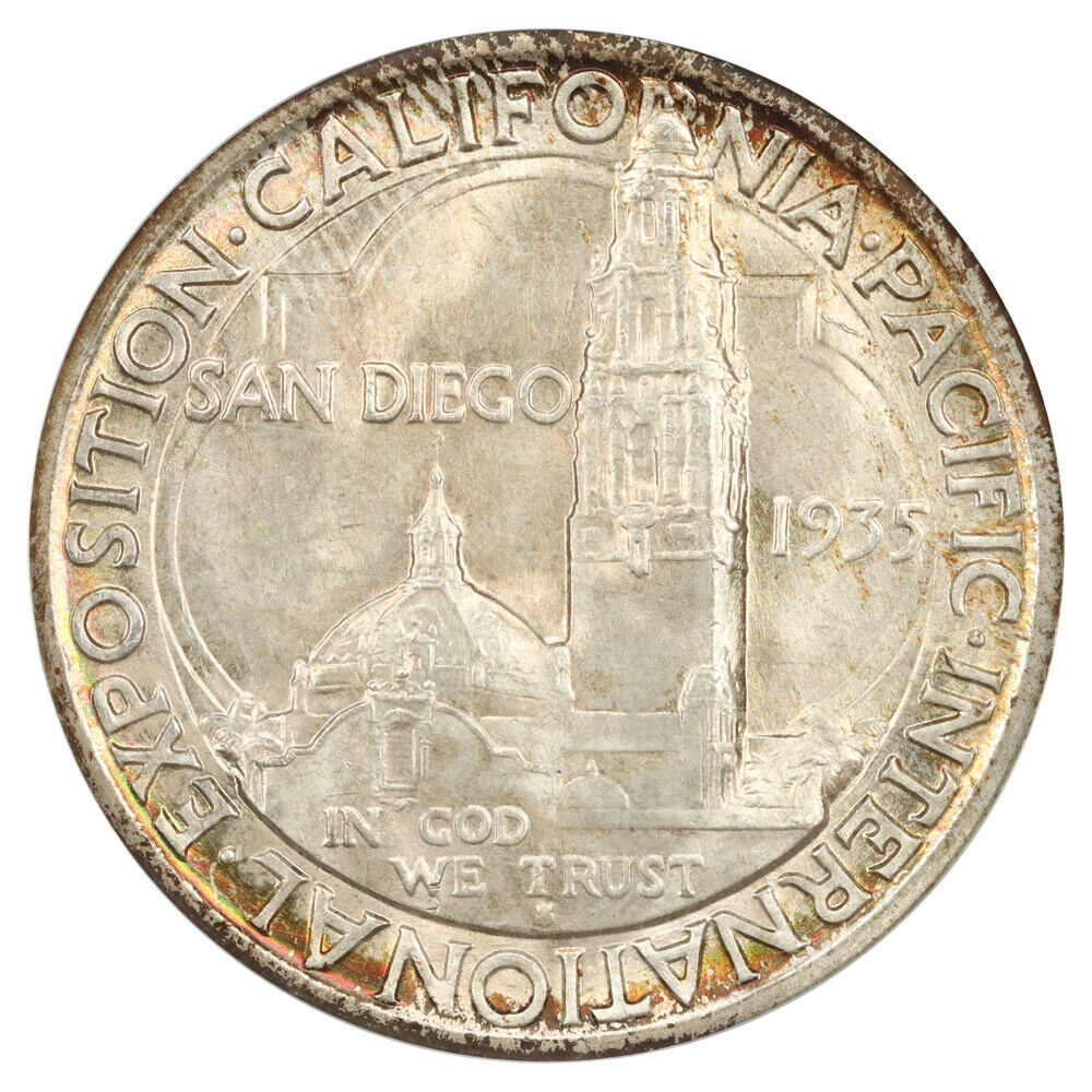 1935-S 50C San Diego PCGS/CAC MS67 - Classic Silver Commemorative