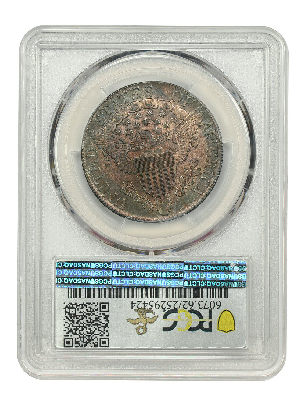 1806 50C PCGS MS62 (Pointed 6, No Stem) ex: D.L. Hansen