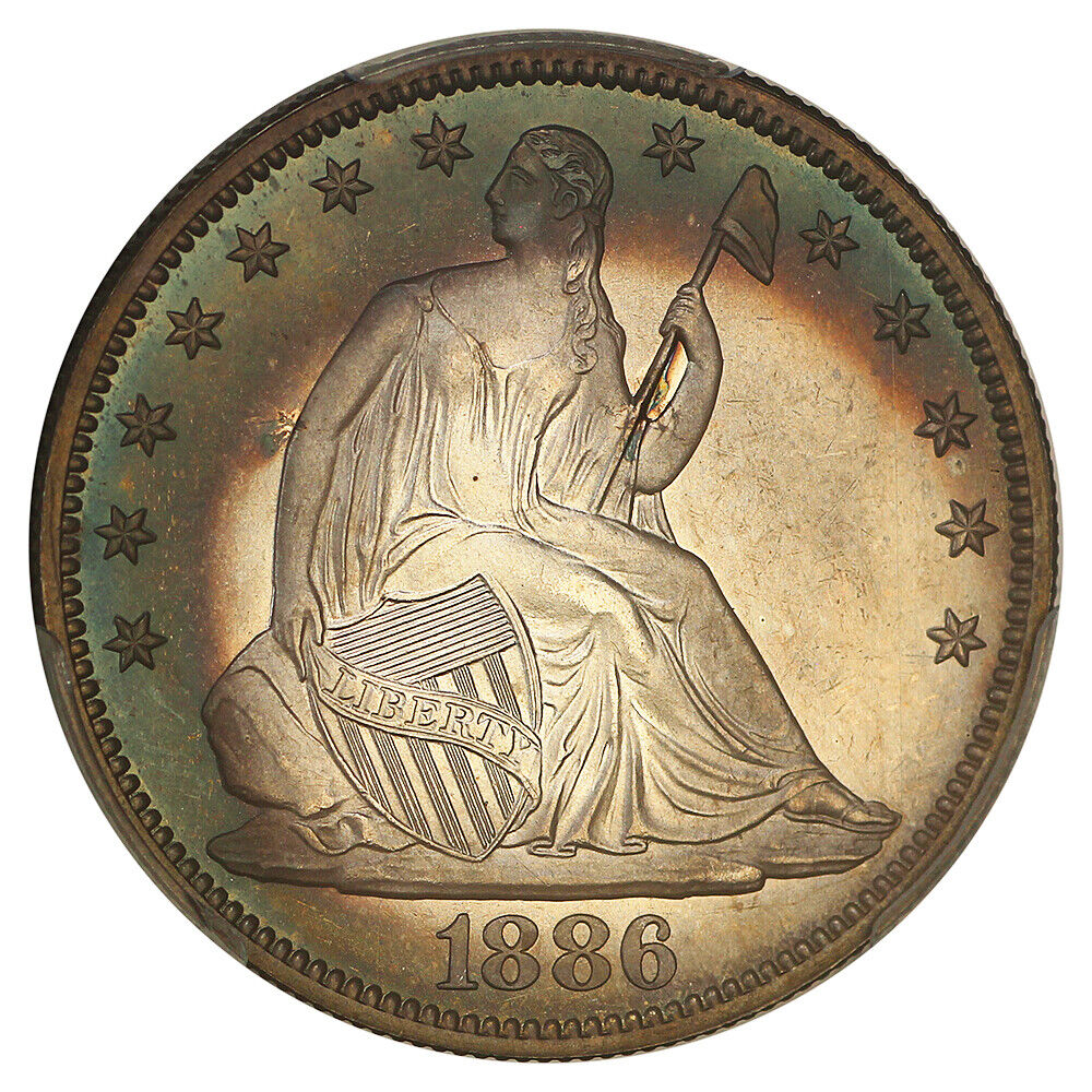 1886 50C PCGS PR67 ex: D.L. Hansen