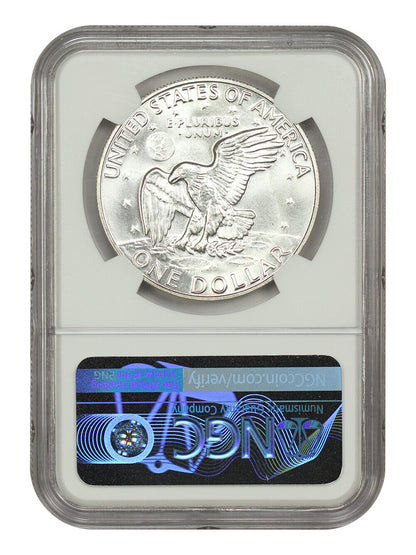 1974-S $1 NGC MS69 (Silver) - Ike Dollar