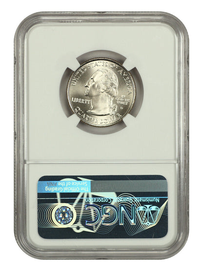 2008-D 25C Alaska NGC SP68 (Satin Finish) - Washington 50 States Quarters