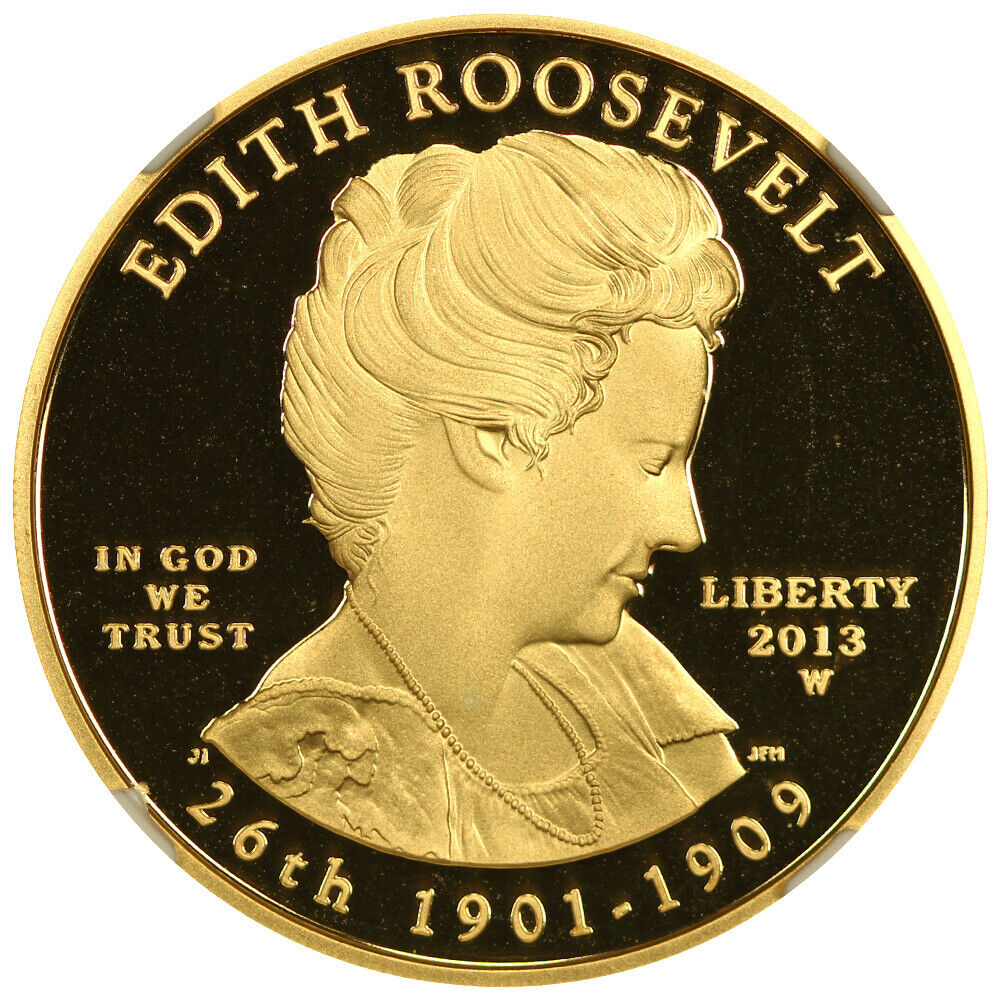 2013-W $10 Edith Roosevelt NGC PR70DCAM