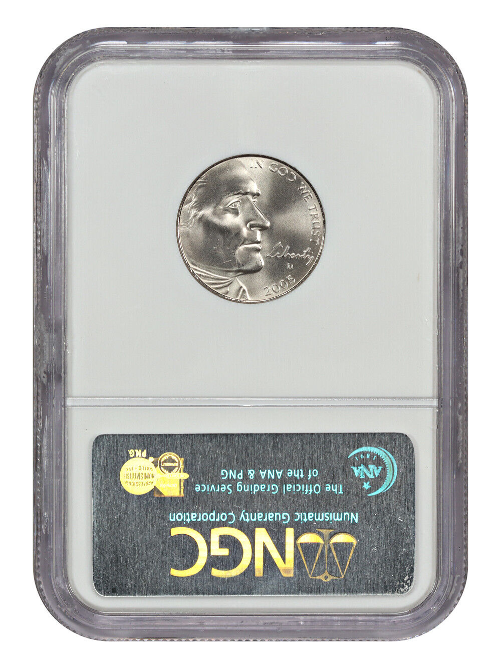 2005-D 5C Bison NGC SP66 (Satin Finish) - Jefferson Nickel