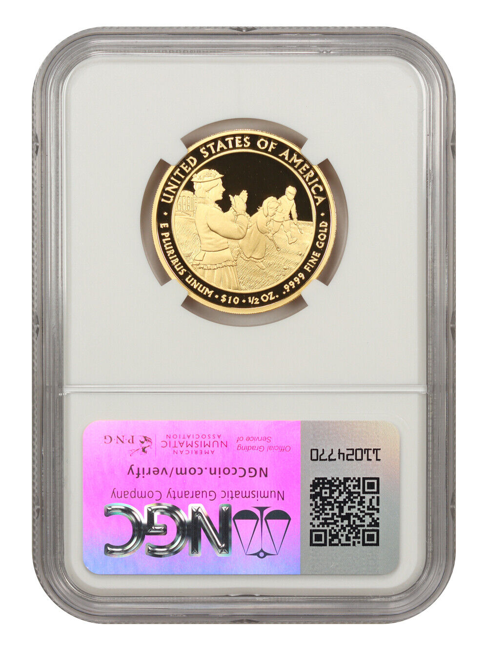 2011-W $10 Lucy Hayes NGC PR70DCAM