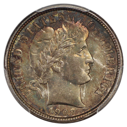 1907-O 10C PCGS MS66 ex: D.L. Hansen