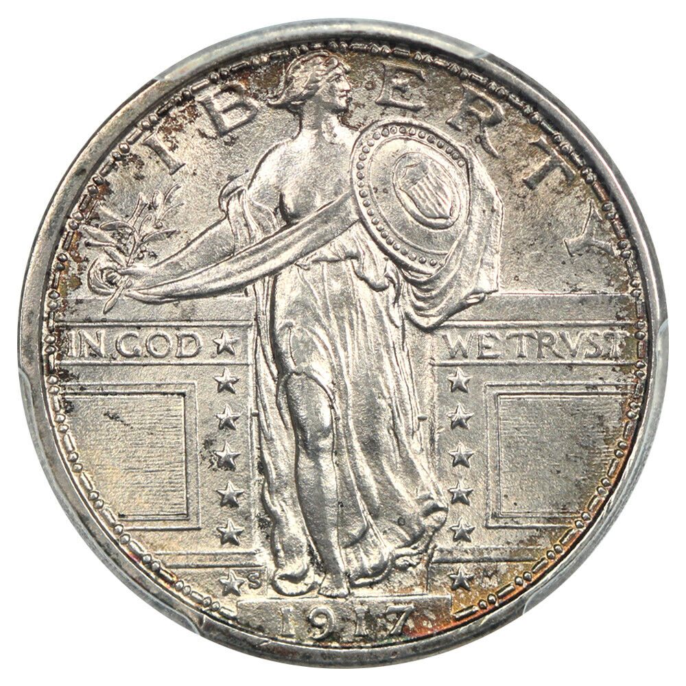 1917-S 25C PCGS MS63FH (Type 1) - Standing Liberty Quarter