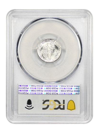 1943-D 10C PCGS MS65