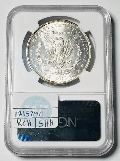 1898 S Morgan Silver Dollar NGC MS-62