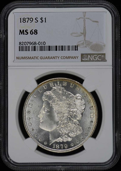 1879-S Morgan Dollar S$1 NGC MS68