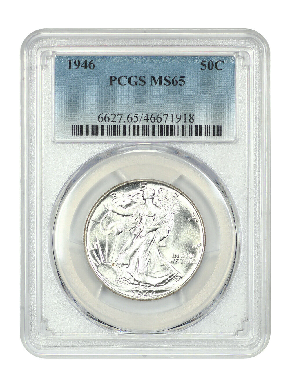 1946 50C PCGS MS65