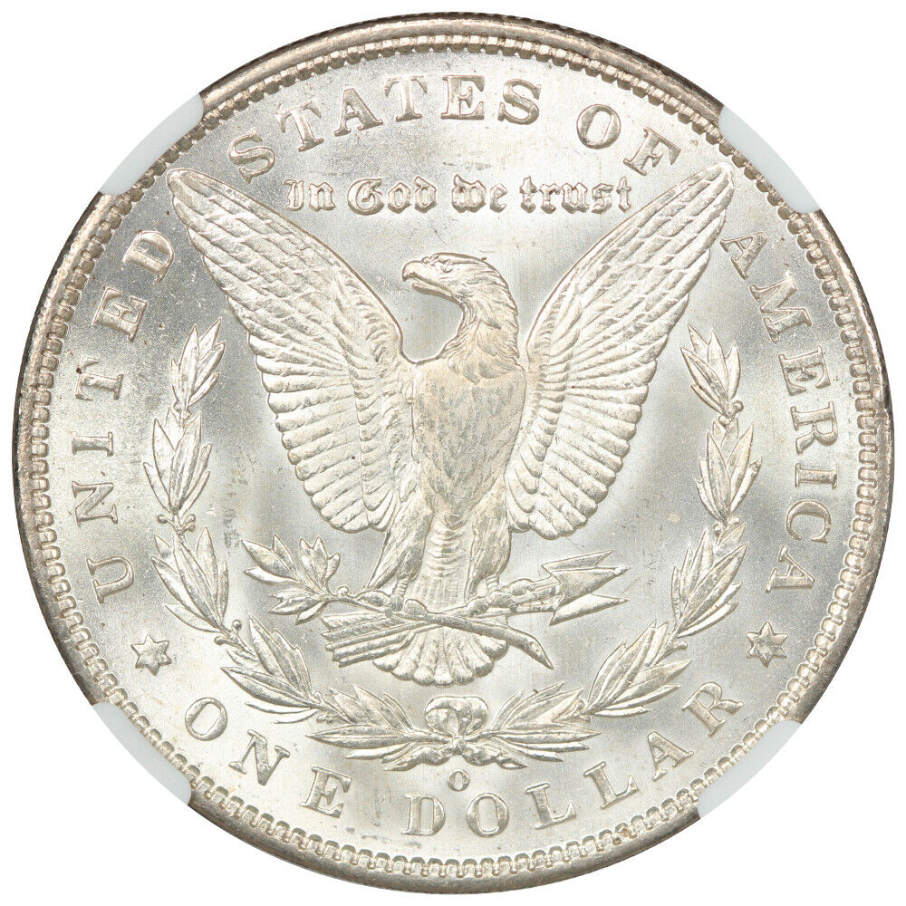 1892-O $1 NGC MS64 - Morgan Dollar