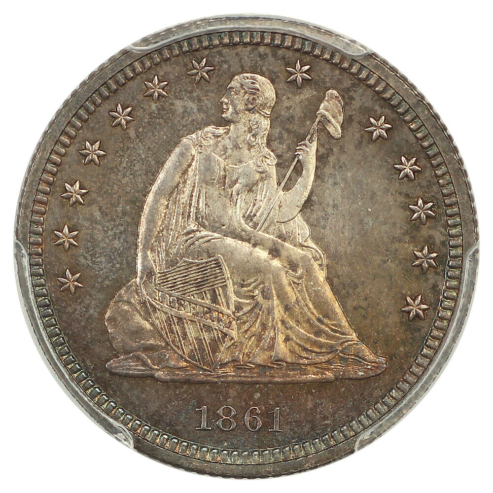 1861 25C PCGS PR66 ex: D.L. Hansen