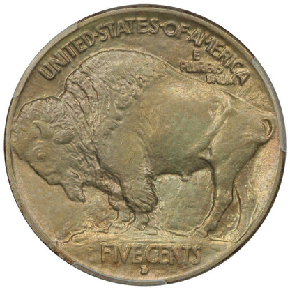 1913-D 5C Type 1 PCGS MS64 - Buffalo Nickel