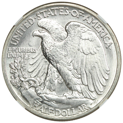 1939-D 50C NGC MS67 - Walking Liberty Half Dollar