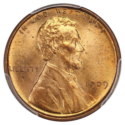 1909 VDB 1C PCGS MS65RD - Lincoln Cent (Wheat Reverse)