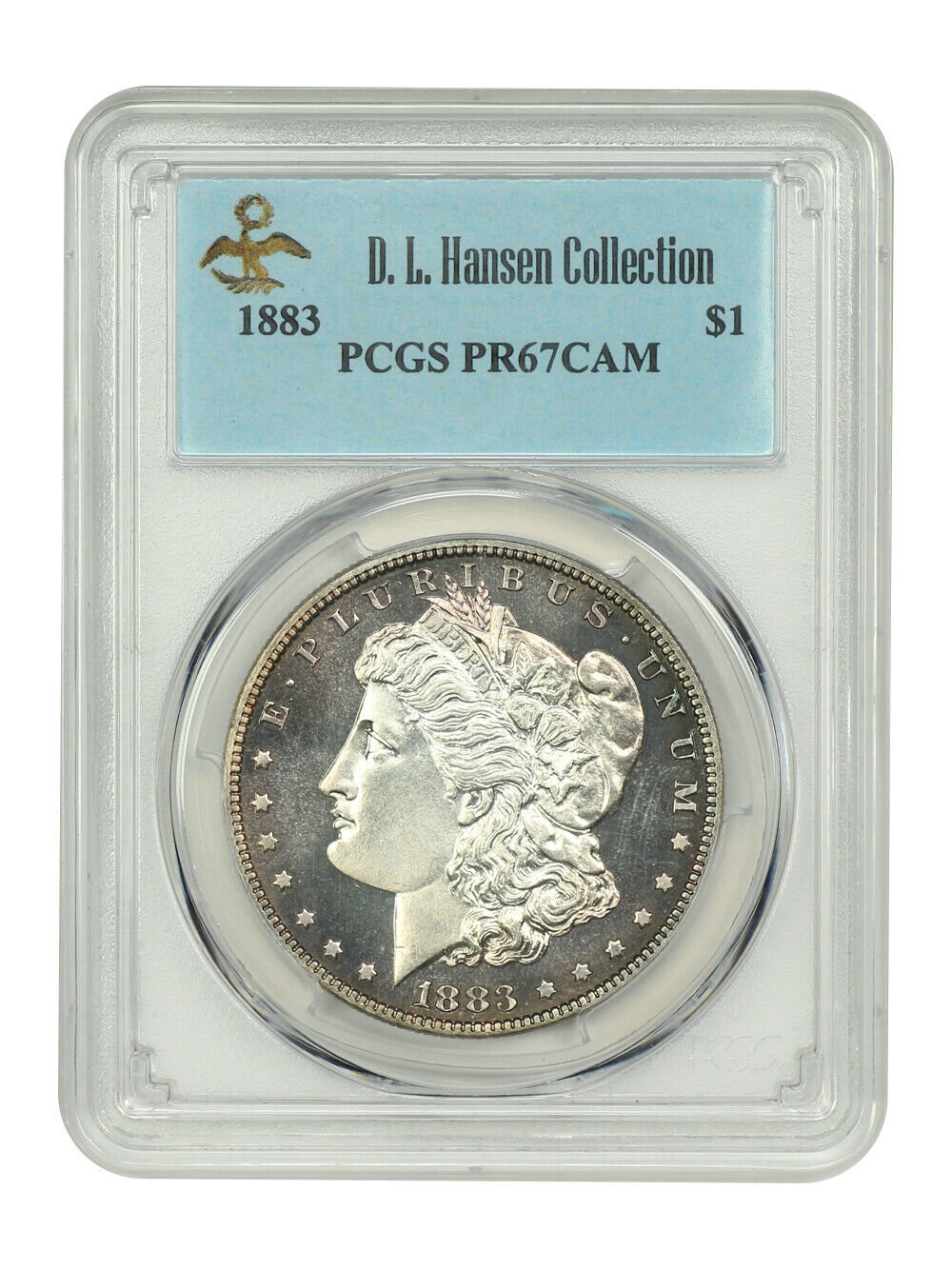 1883 $1 PCGS PR67CAM ex: D.L. Hansen