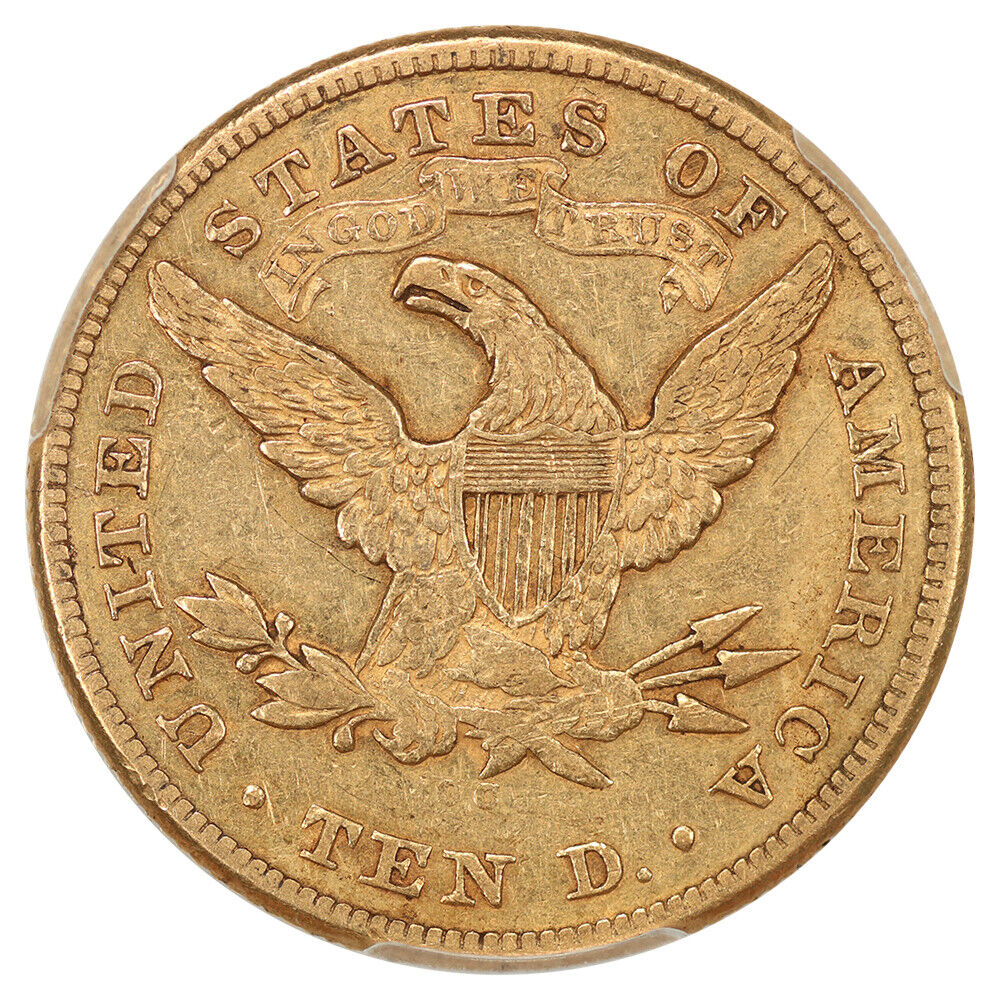 1875-CC $10 PCGS XF40 ex: D.L. Hansen