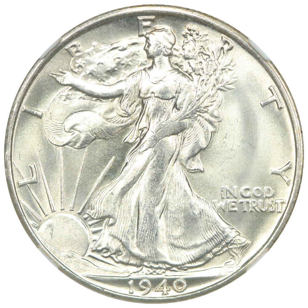 1940-S 50C NGC MS66 - Walking Liberty Half Dollar