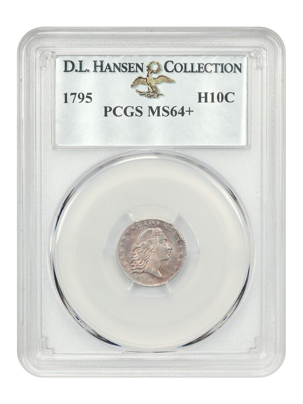 1795 H10C PCGS MS64+ ex: D.L. Hansen