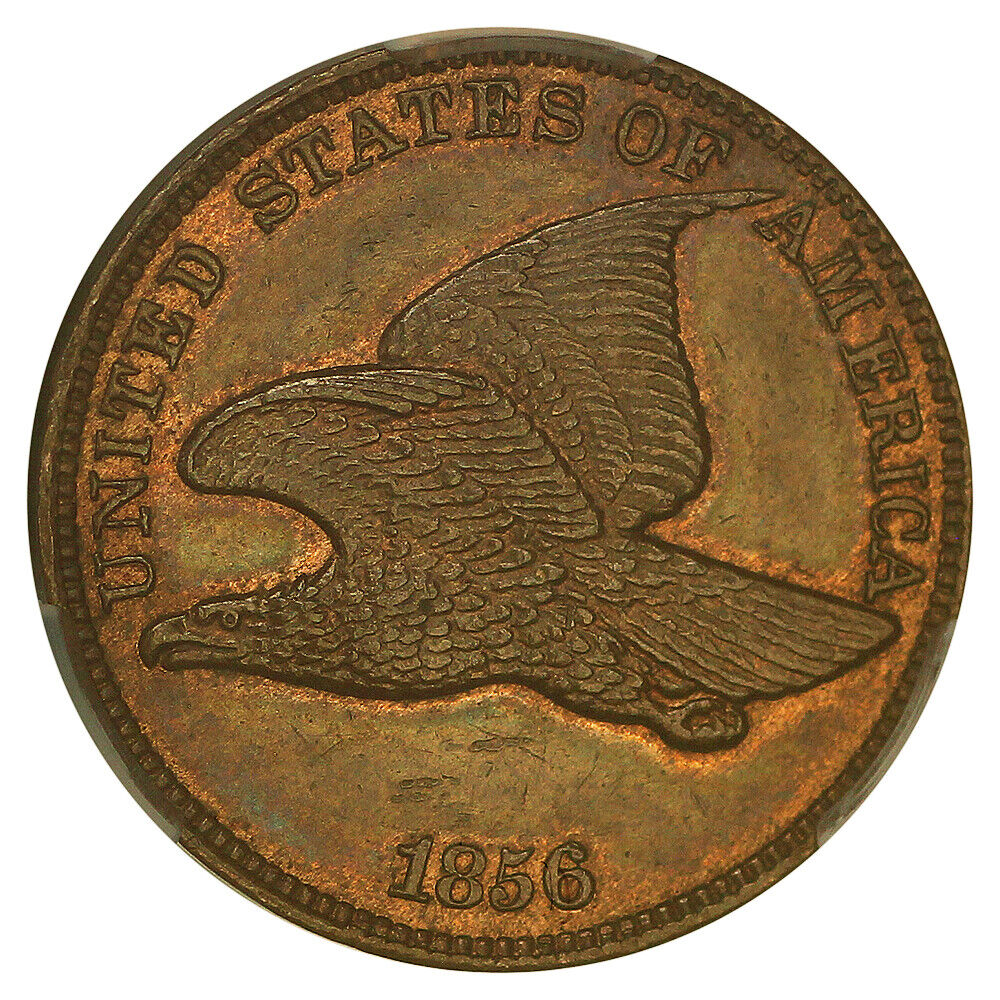 1856 1C Flying Eagle CACG PR62 ex: D.L. Hansen - Flying Eagle Cent