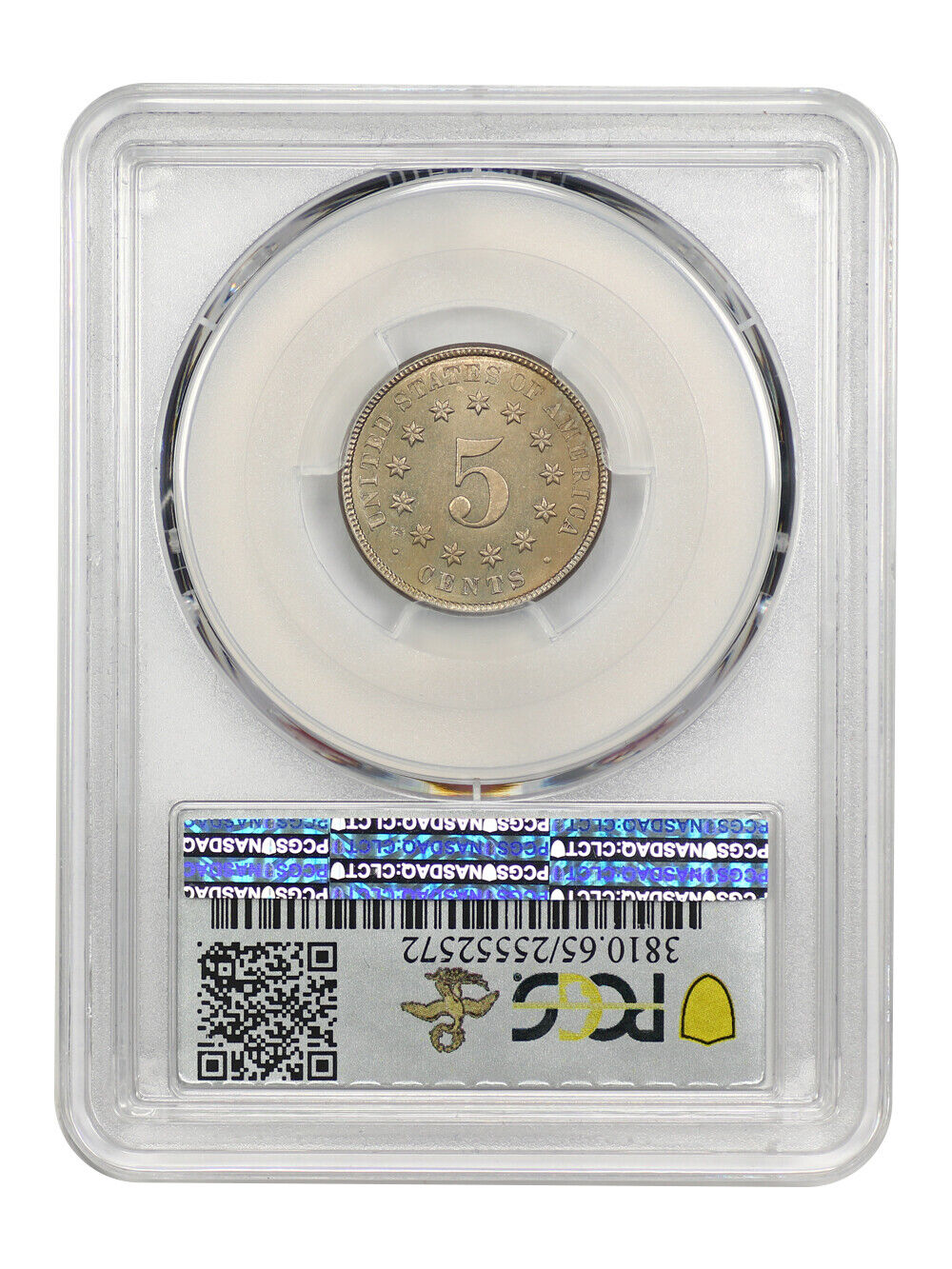 1880 5C PCGS MS65 ex: D.L. Hansen