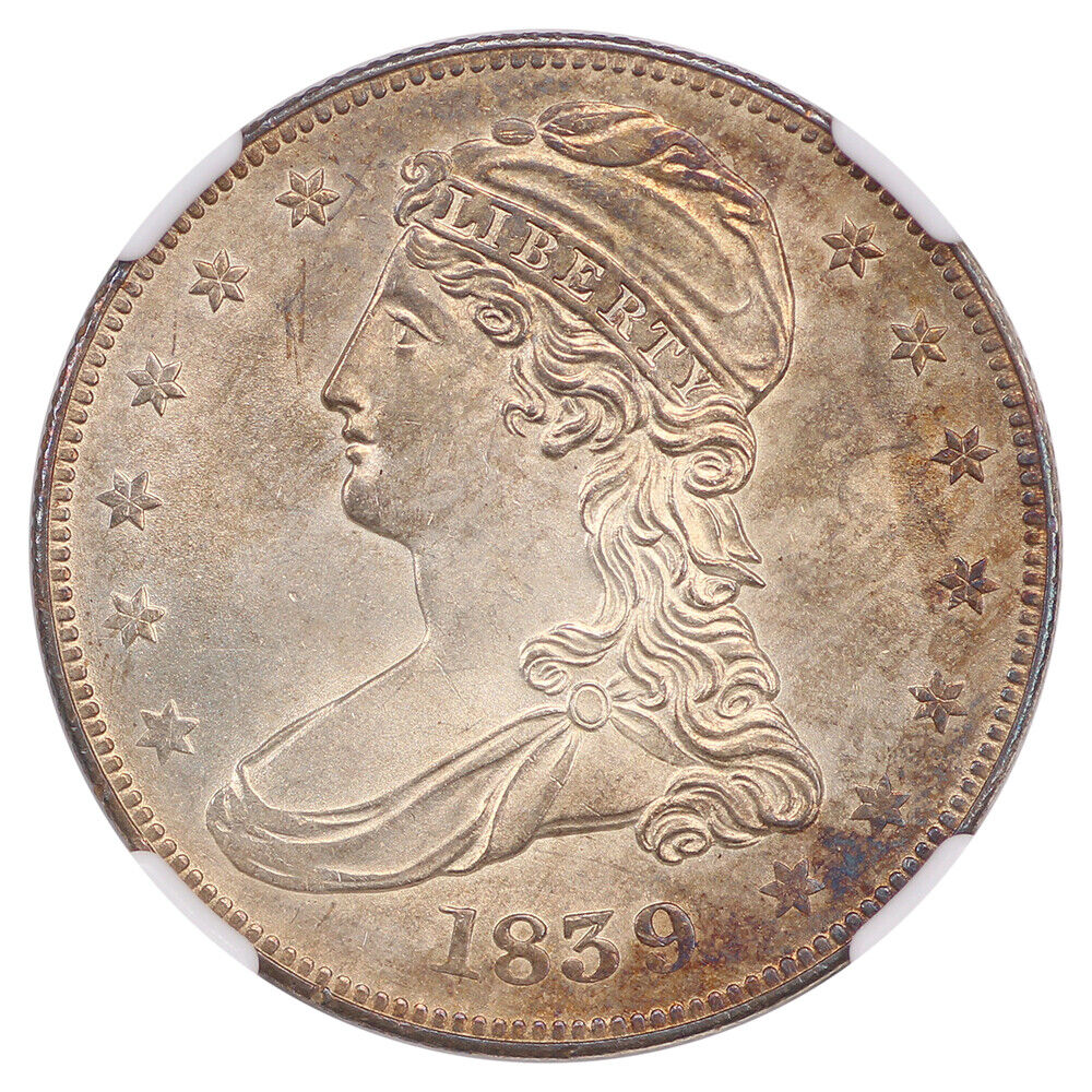 1839 50C NGC MS64+ (Capped Bust)