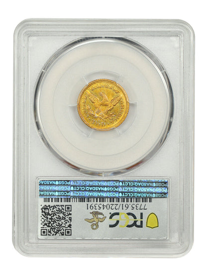 1844-C $2.50 PCGS MS61 ex: D.L. Hansen - Liberty Head $2.5