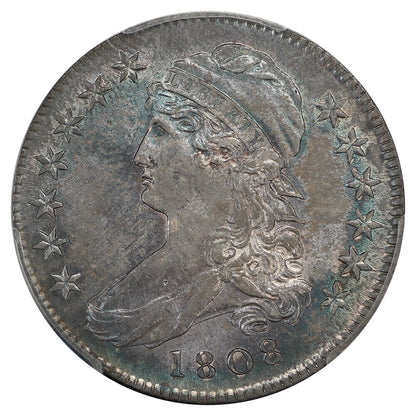 1808 50C PCGS MS64 ex: D.L. Hansen