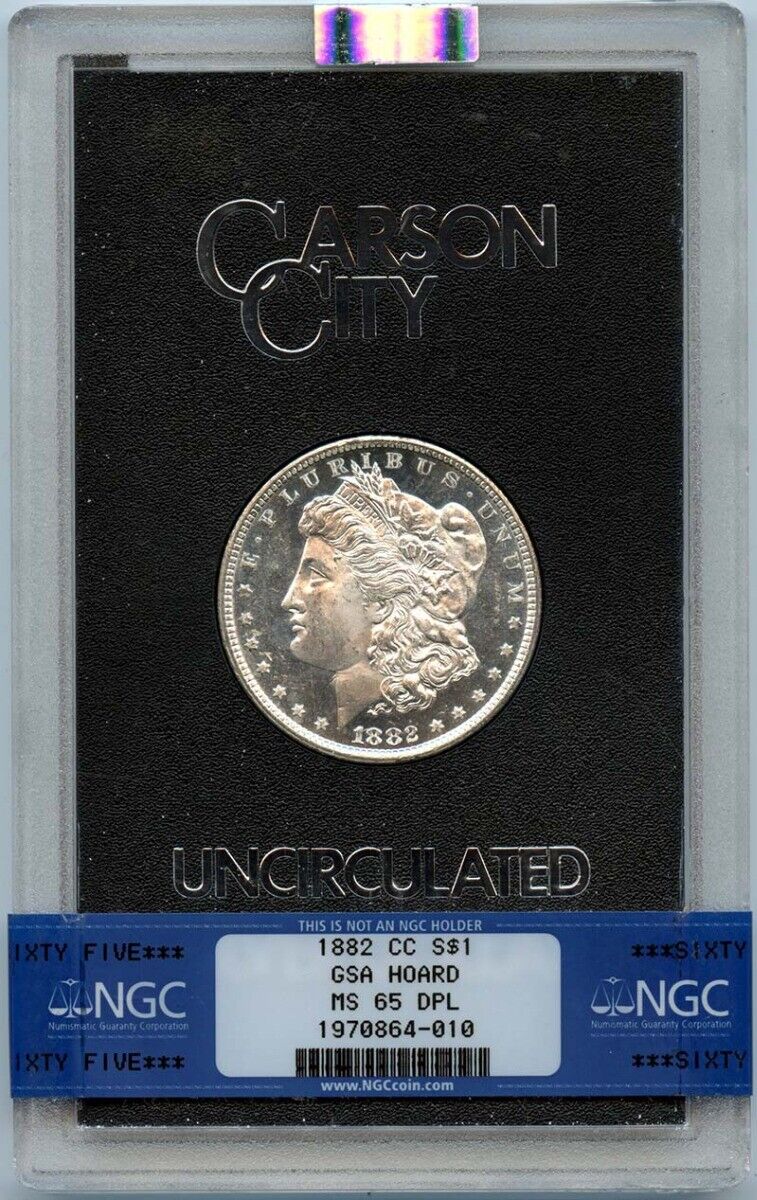 1882-CC Morgan Dollar GSA HOARD S$1 NGC MS65DMPL