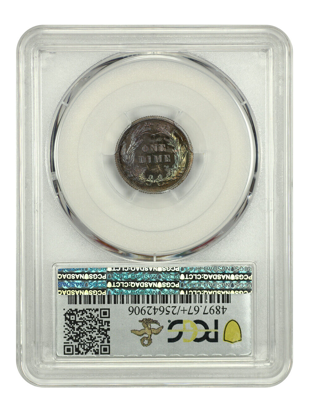 1913 10C PCGS/CAC PR67+ ex: D.L. Hansen - Barber Dime