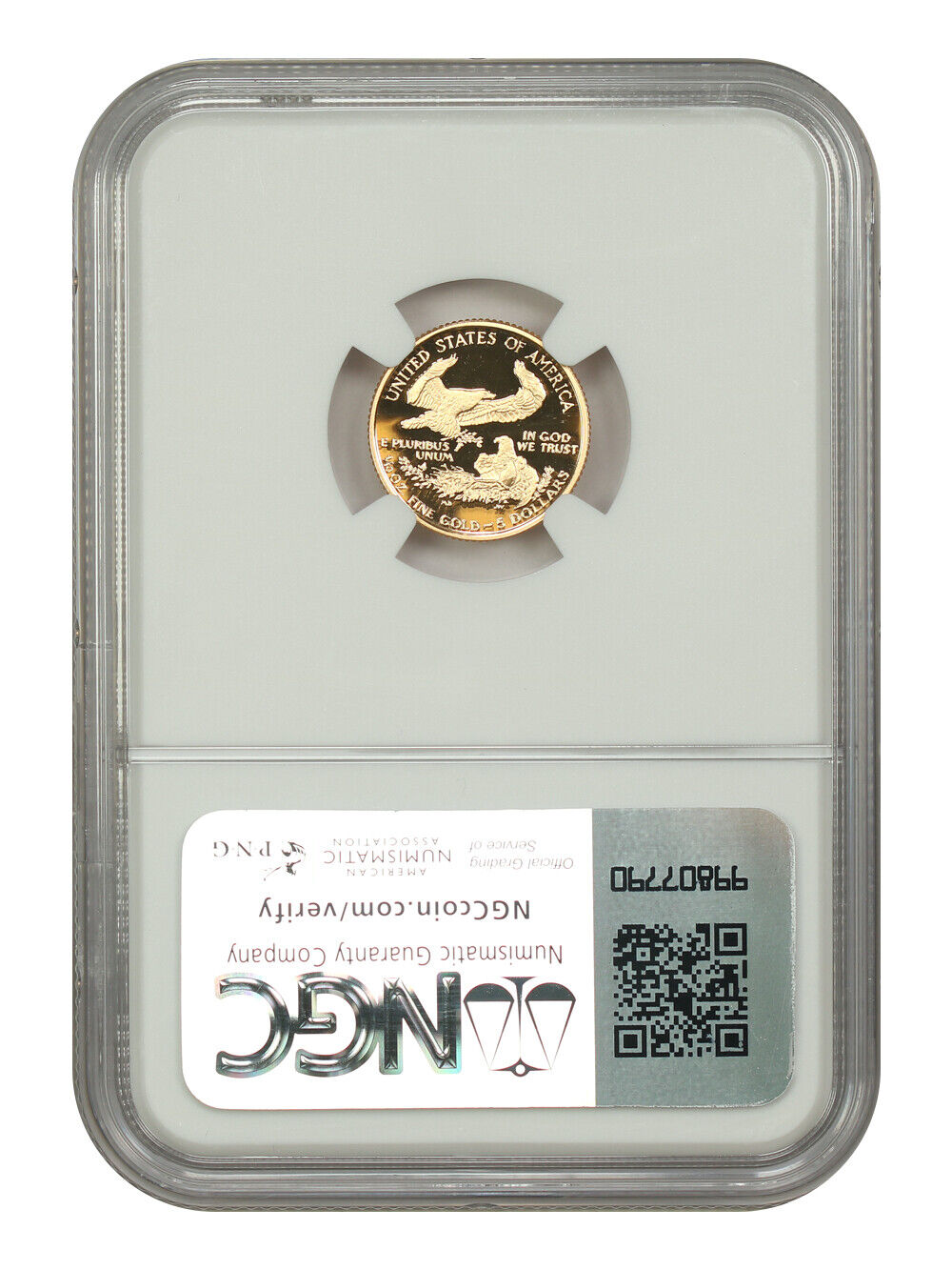 1993-P $5 Gold Eagle NGC PR70DCAM - $5 Gold Eagles