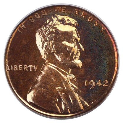 1942 1C PCGS PR65RB (OGH) - Lincoln Cent (Wheat Reverse)