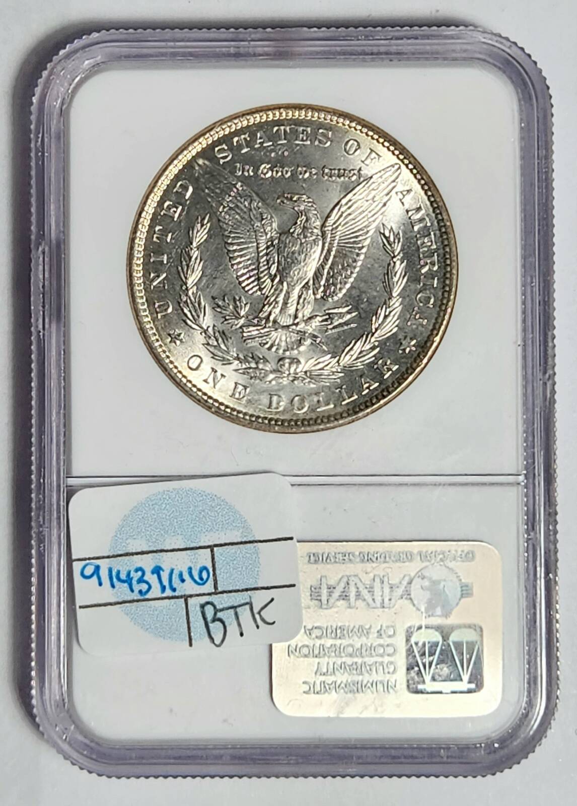 1887 P Morgan Silver Dollar NGC MS-65