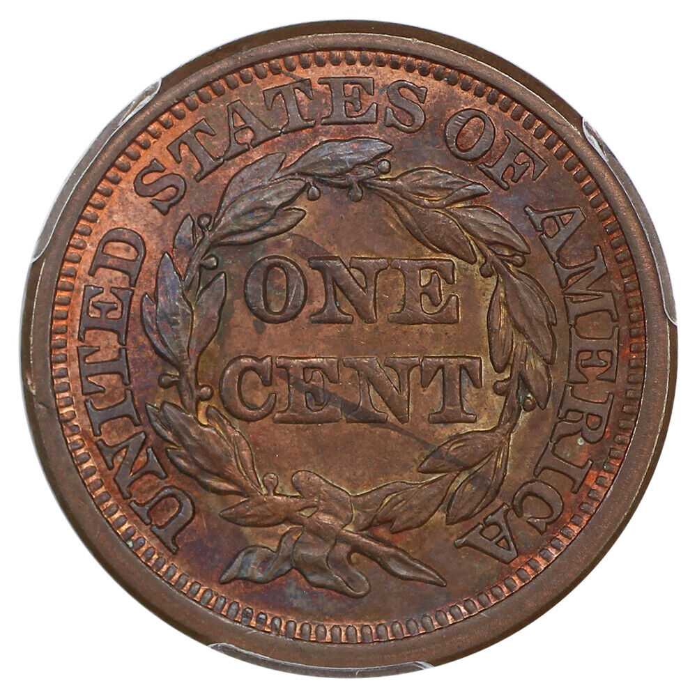 1844 1C PCGS MS64BN ex: D.L. Hansen