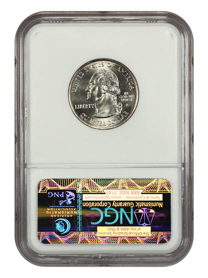 2007-P 25C Utah NGC MS67 - Washington 50 States Quarters