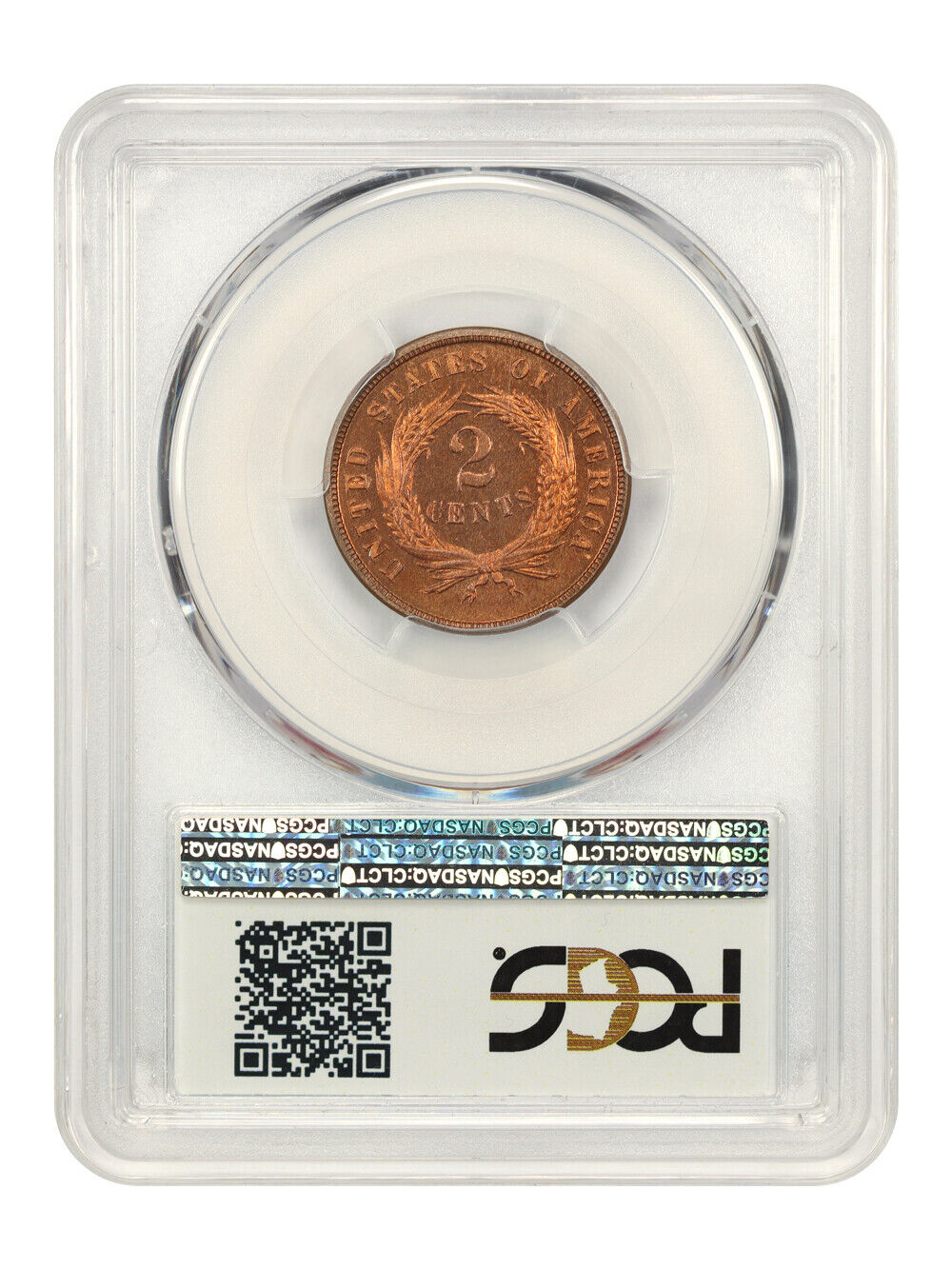 1870 2c PCGS Proof 66 RD ex: D.L. Hansen