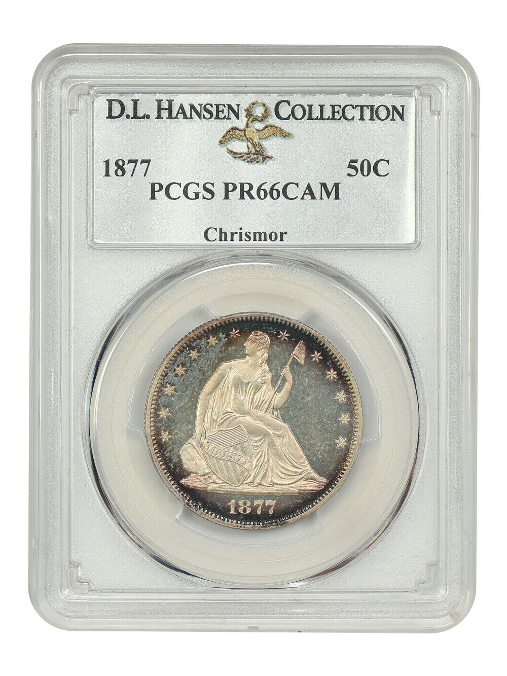 1877 50C PCGS PR66CAM ex: D.L. Hansen/Chrismor