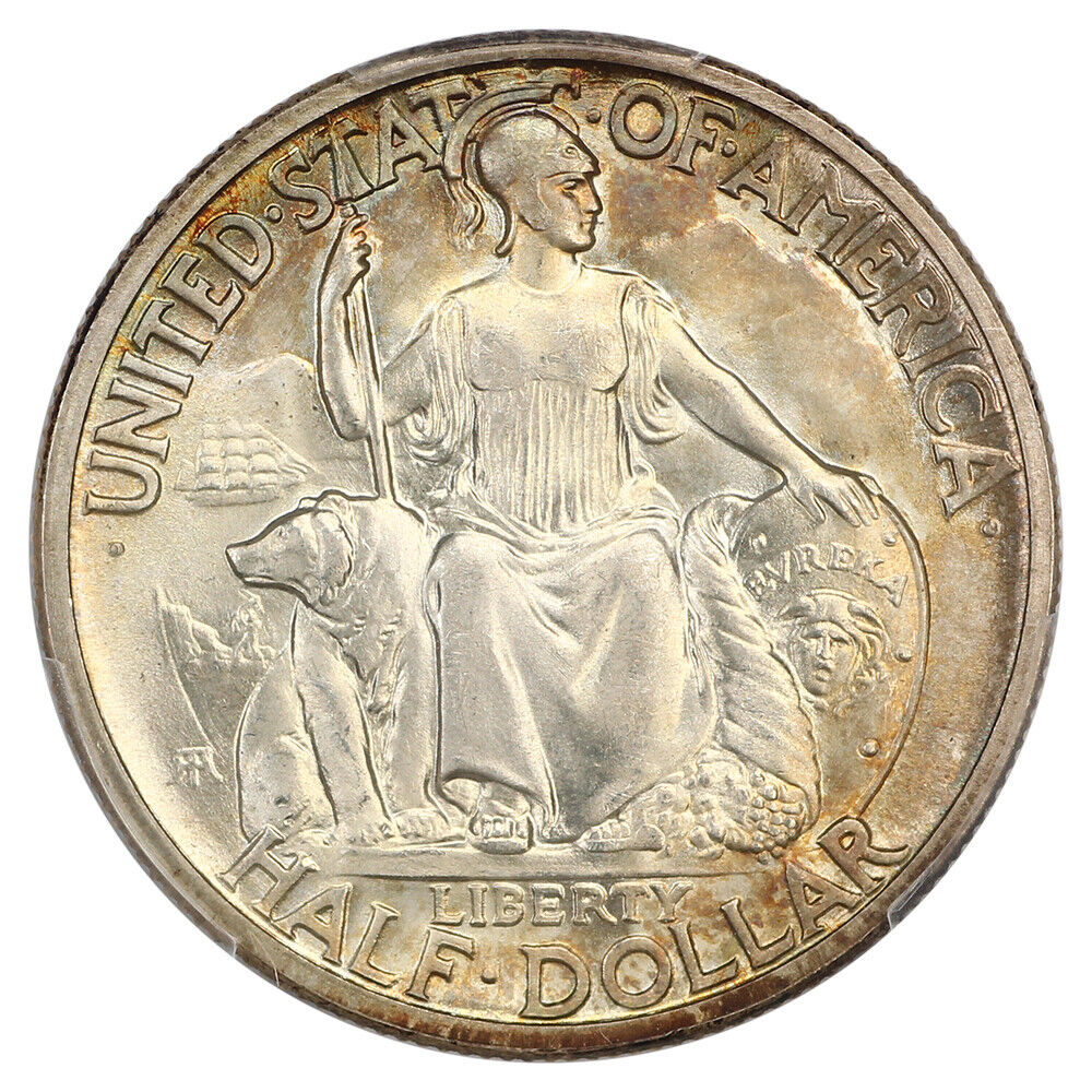 1936-D 50C San Diego CACG MS67 - Classic Silver Commemorative - Elite Gem Commem