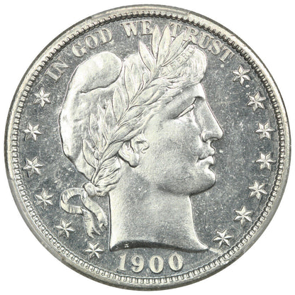 1900-S 50C PCGS MS65PL ex: D.L. Hansen - Barber Half Dollar