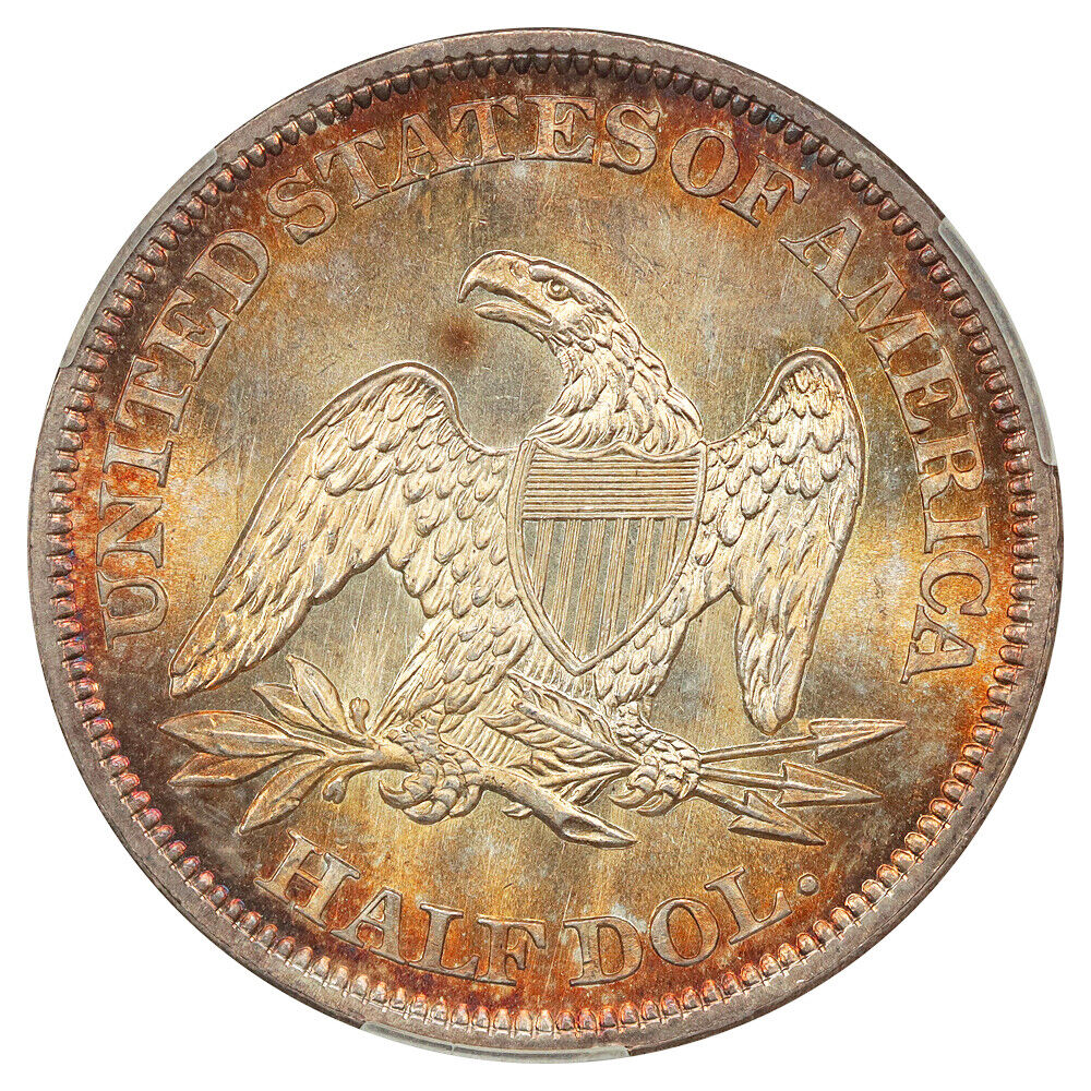 1860 50C CACG MS66 ex: D.L. Hansen - Liberty Seated Half Dollar