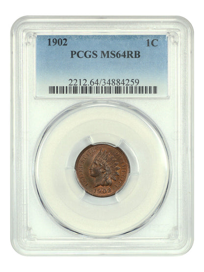 1902 1C PCGS MS64RB