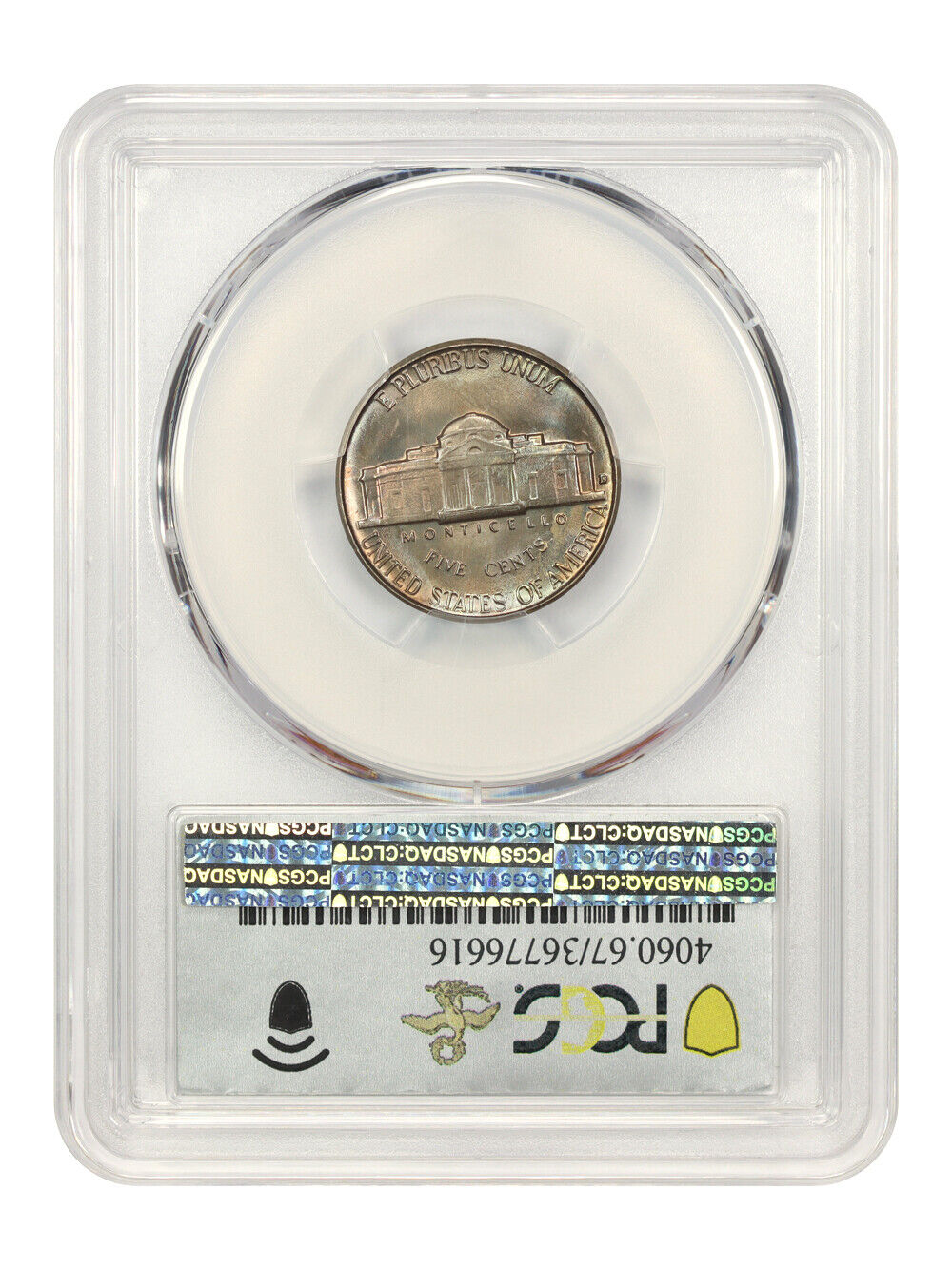 1956-D 5c PCGS MS67 ex: D.L. Hansen