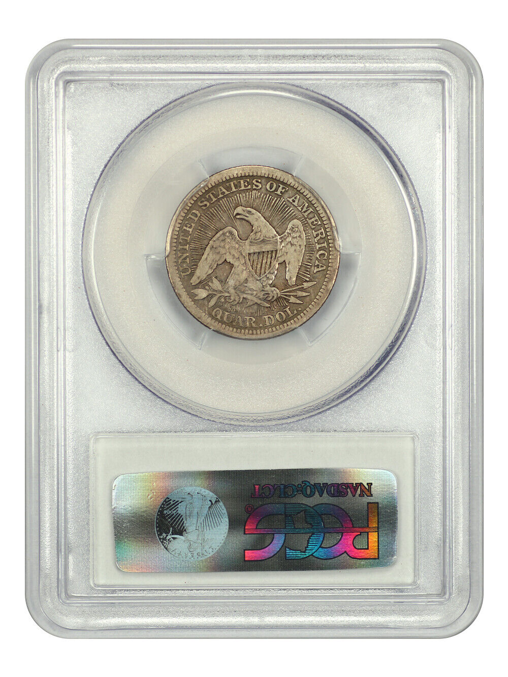 1853 25C PCGS Fine 12 (Arrows and Rays) - Liberty Seated Quarter