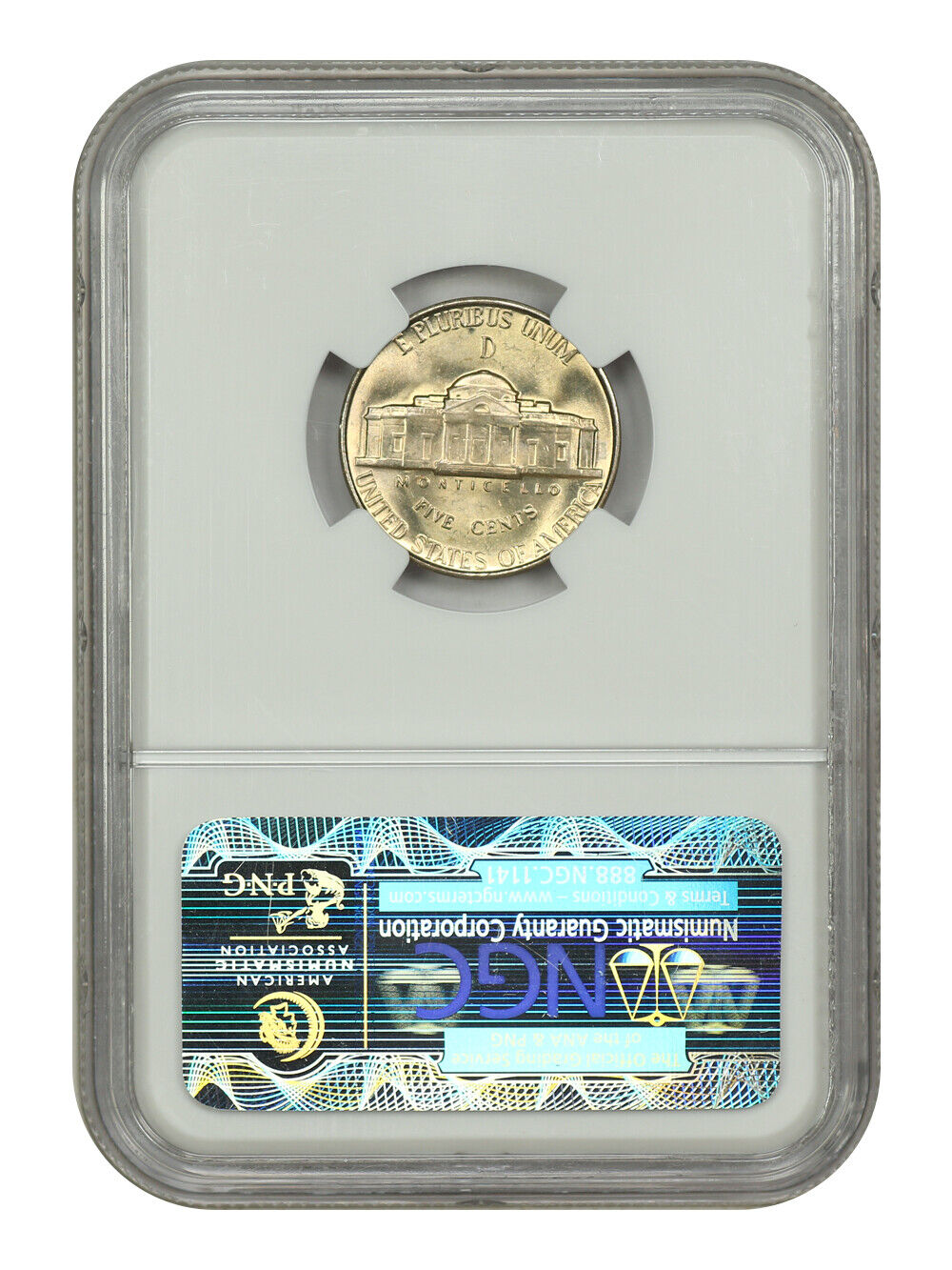 1943-D 5C NGC MS66 5FS - Jefferson Nickel