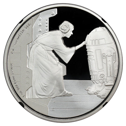 Niue: 2016 Star Wars Princess Leia $2 NGC Proof 70 UCAM (First Releases, w/ Box)