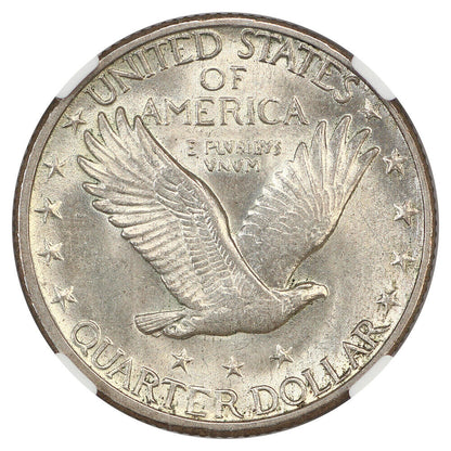 1918-S 25C NGC MS63 - Standing Liberty Quarter