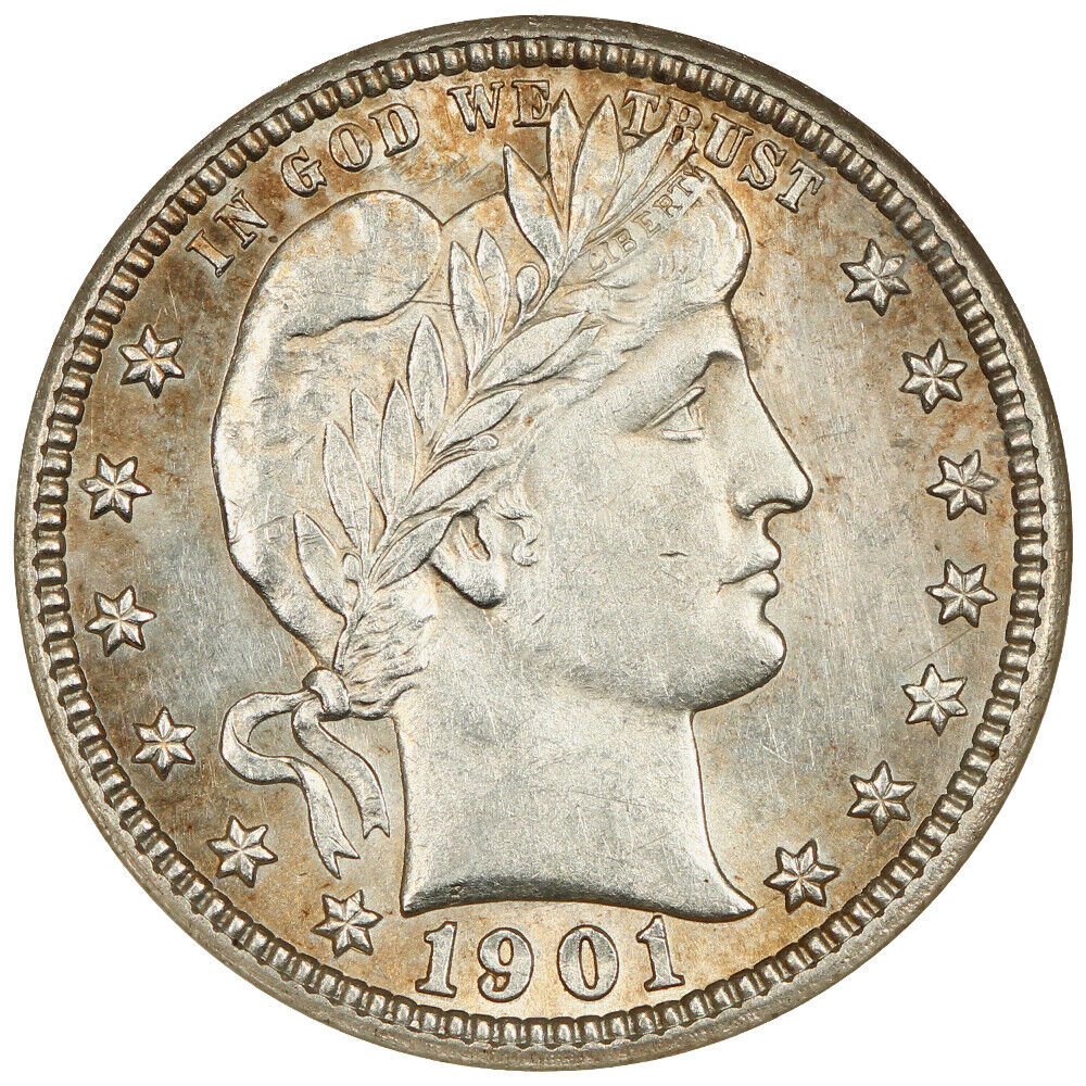 1901-S 25C NGC AU58