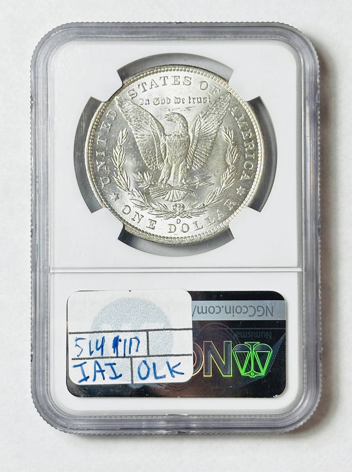 1887 O Morgan Silver Dollar NGC MS-64 CAC