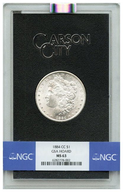 1884-CC $1 NGC/GSA MS63 (w/Box) - Morgan Dollar